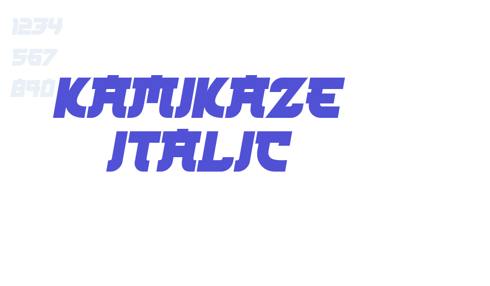 Kamikaze Italic-font-download