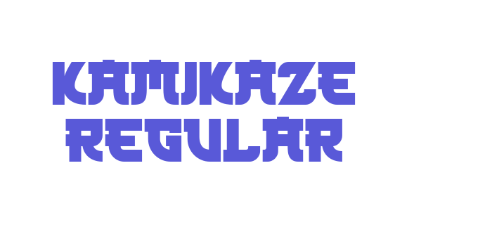 Kamikaze Regular Font Download