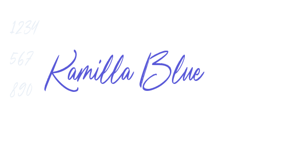 Kamilla Blue font