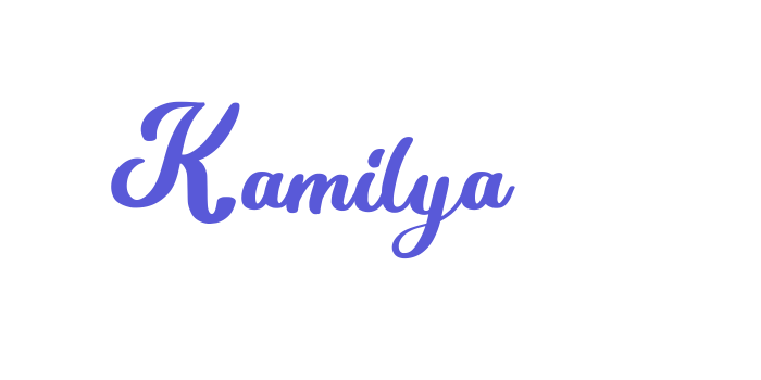 Kamilya Font Download