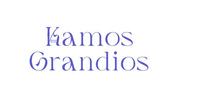 Download Kamos Grandios Font