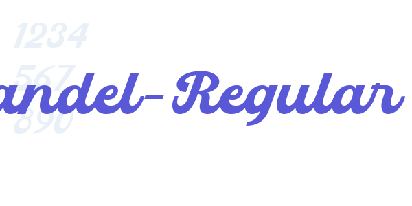 Kandel-Regular font free