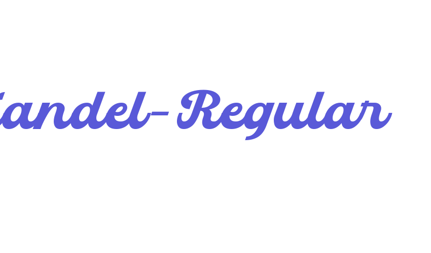 Kandel-Regular Font