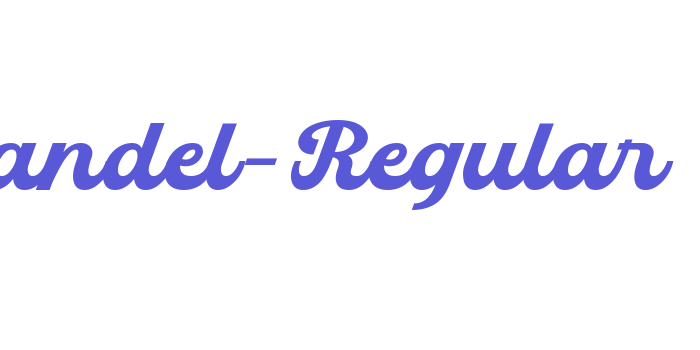 Kandel-Regular Font Download