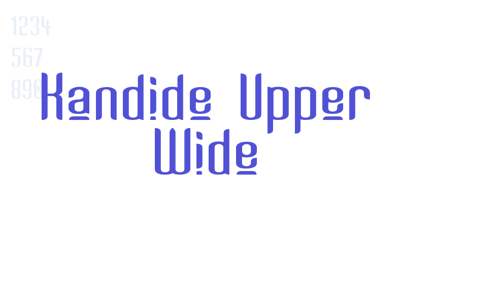 Kandide Upper Wide-font-download