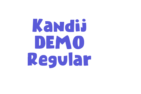 Kandij DEMO Regular Font