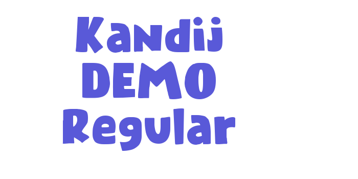 Kandij DEMO Regular Font