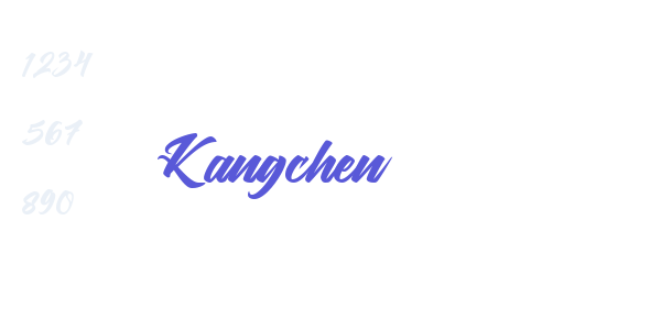 Kangchen font free