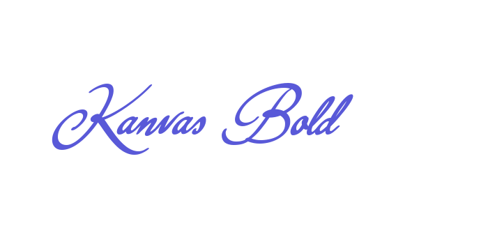 Kanvas Bold Font Download