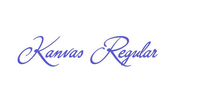 Kanvas Regular Font Download