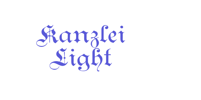 Kanzlei Light Font Download