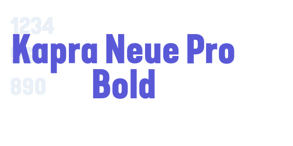 Kapra Neue Pro Bold font free