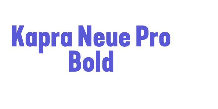 Kapra Neue Pro Bold Font Download