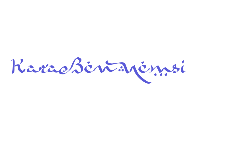 KaraBenNemsi Font Download