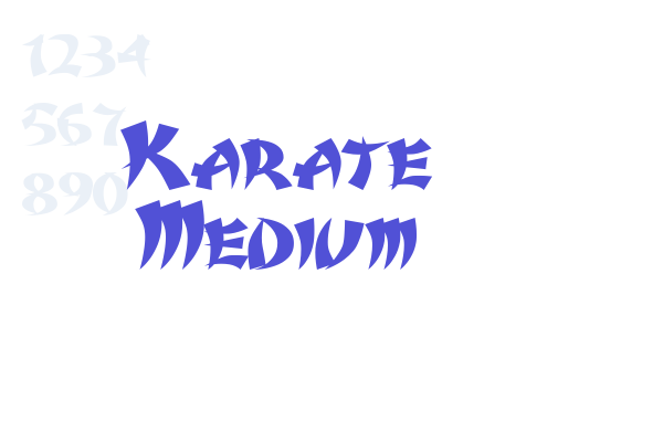 Karate Medium Font Download