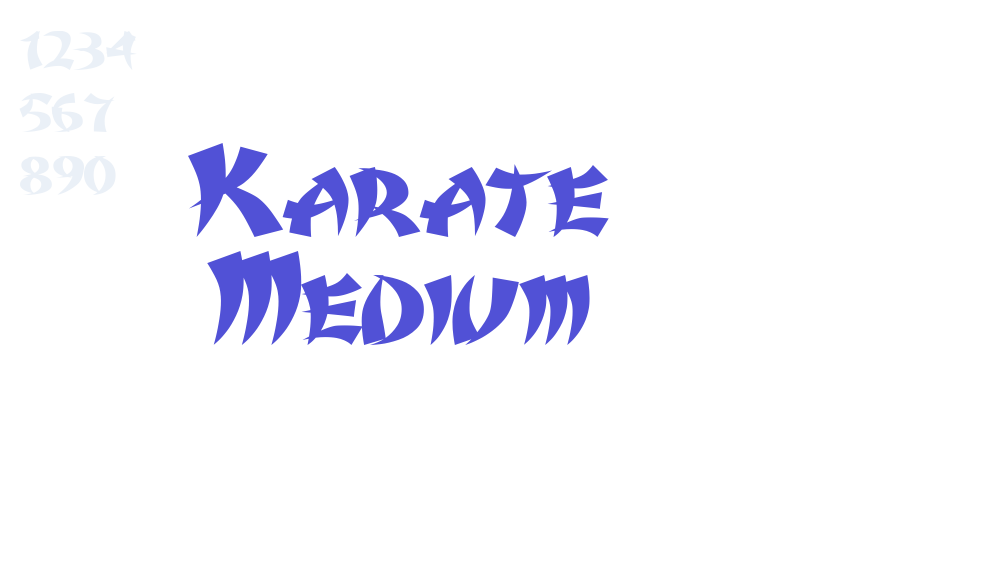 Karate Medium-font-download