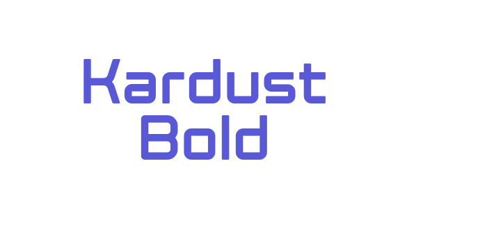 Kardust Bold Font Download