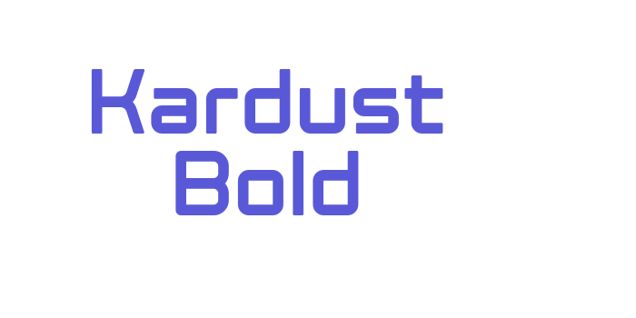 Kardust Bold Font