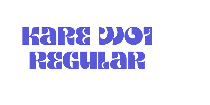 Kare W01 Regular Font Download