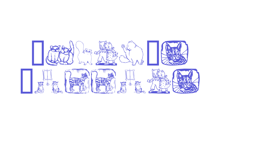 Karen’s Kitties Font Download