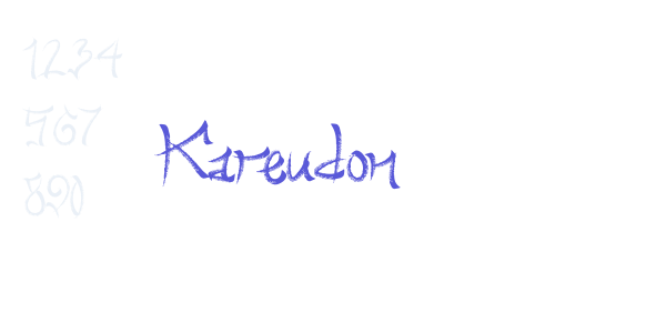 Kareudon font free