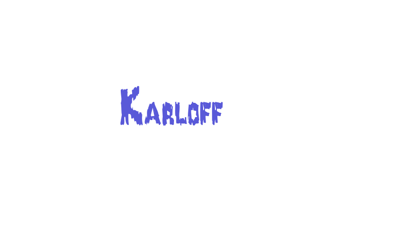 Karloff Font Download