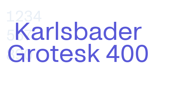 Karlsbader Grotesk 400 font free