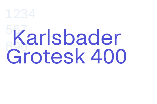 Karlsbader Grotesk 400