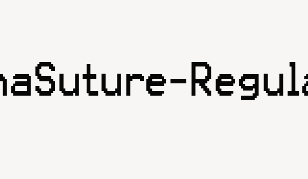 KarmaSuture-Regular Font