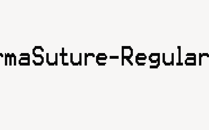 KarmaSuture-Regular Font