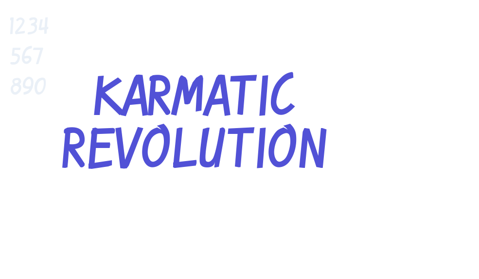 Karmatic Revolution-font-download