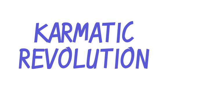 Karmatic Revolution Font