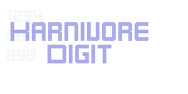 Karnivore Digit font free