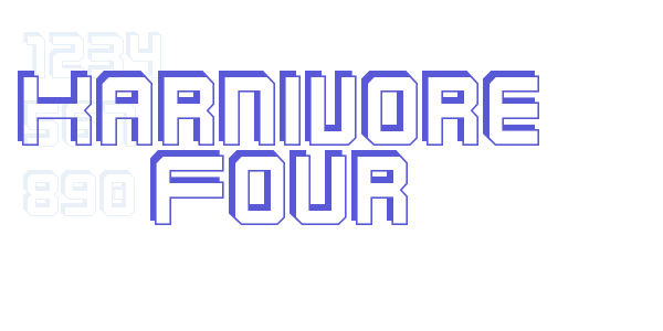 Karnivore Four font free