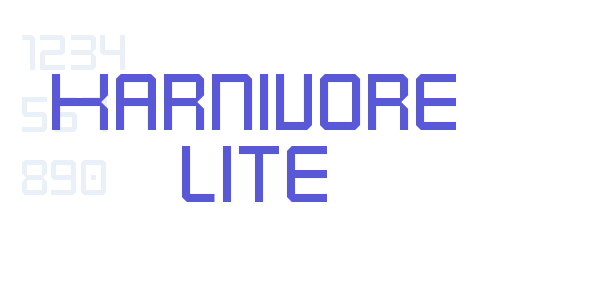 Karnivore Lite font free