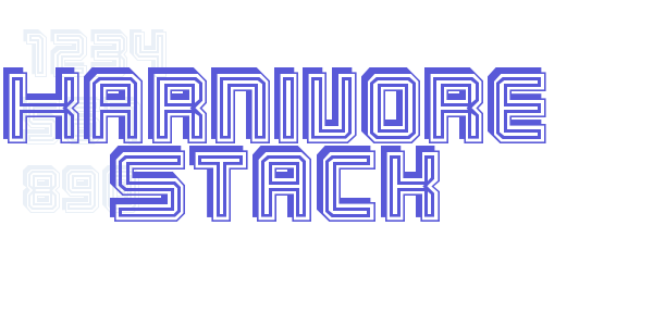 Karnivore Stack font free