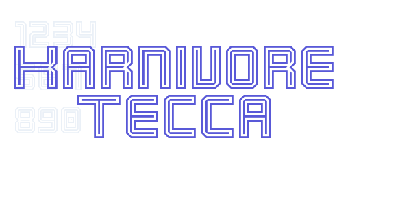 Karnivore Tecca font free