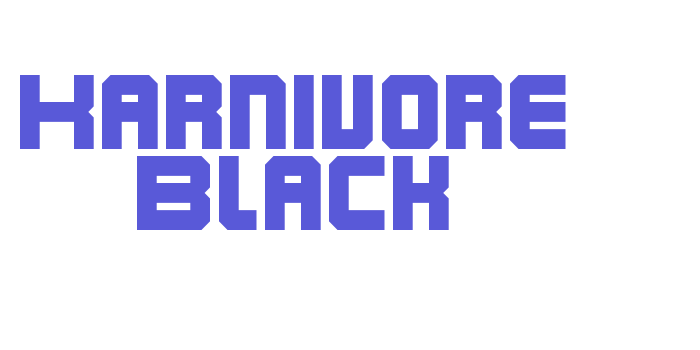 Karnivore Black Font Download