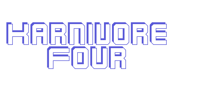 Karnivore Four Font Download