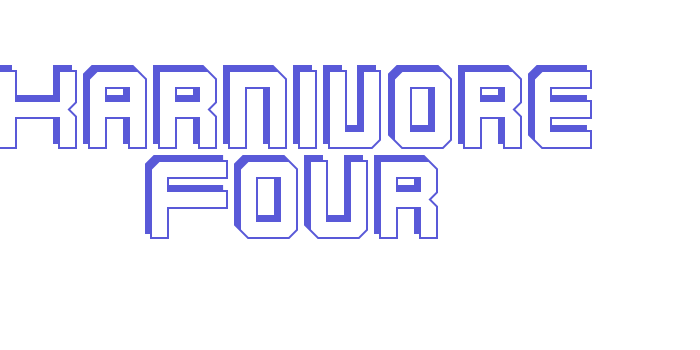 Karnivore Four Font