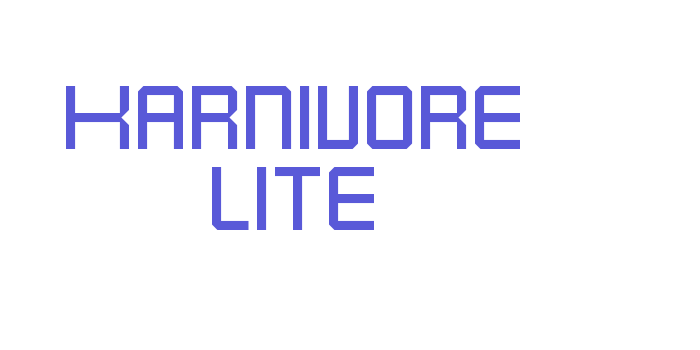 Karnivore Lite Font Download