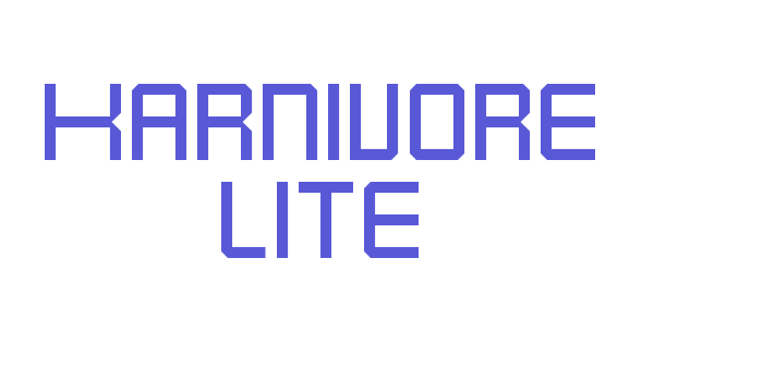 Karnivore Lite Font