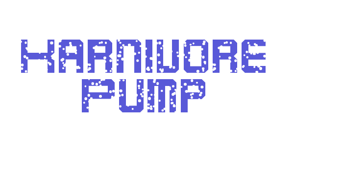 Karnivore Pump Font Download