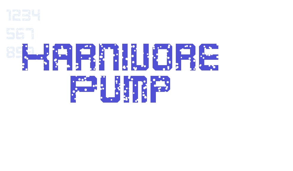 Karnivore Pump-font-download