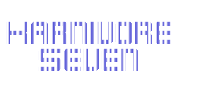 Karnivore Seven Font