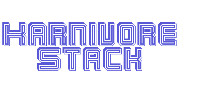 Karnivore Stack Font Download