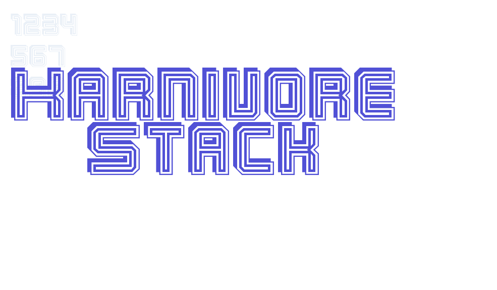 Karnivore Stack-font-download