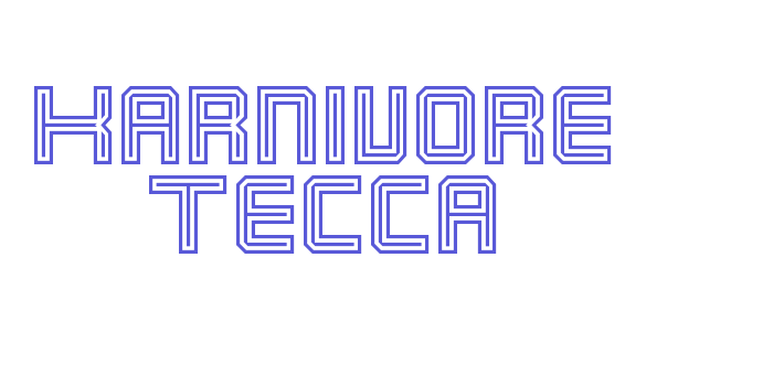 Karnivore Tecca Font Download