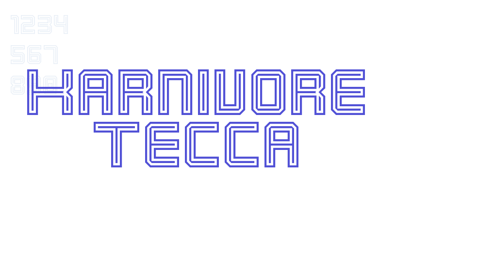 Karnivore Tecca-font-download