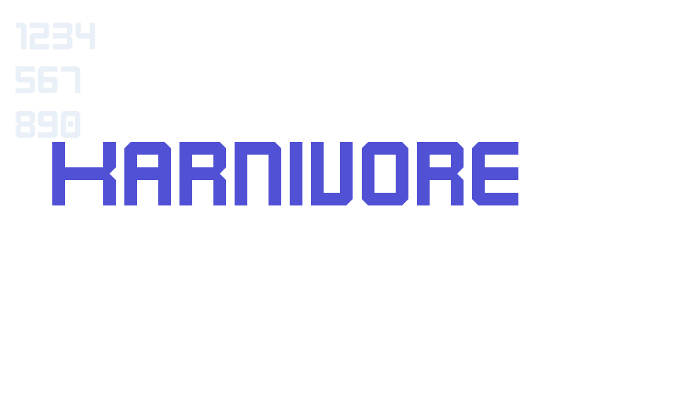 Karnivore-font-download